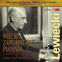 Paweł Lewiecki. Wielki zapomniany pianista. Wydawca: CASA GRANDE. SmakLiter.pl Opakowanie Paweł Lewiecki. Wielki zapomniany pianista