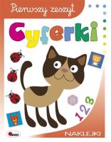 Pierwszy zeszyt Cyferki. Autor: Jolanta Czarnecka. SmakLiter.pl Okładka książki Pierwszy zeszyt Cyferki