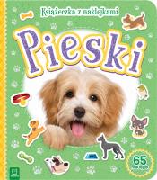 Okładka książki Pieski. Książeczka z naklejkami