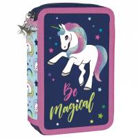 PIÓRNIK DWUKOMOROWY Z WYPOSAŻENIEM  JEDNOROŻEC 10. Wydawca: Derform. SmakLiter.pl Opakowanie PIÓRNIK DWUKOMOROWY Z WYPOSAŻENIEM  JEDNOROŻEC 10