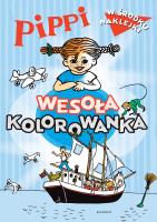 Pippi. Wesoła kolorowanka. Autor: Opracowanie zbiorowe. SmakLiter.pl Okładka książki Pippi. Wesoła kolorowanka