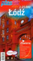 Okładka książki Plan miasta - Łódź PLASTIK  DEMART