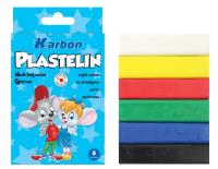 Opakowanie Plastelina 6 kolorów Lapicz KARBON