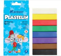 Opakowanie Plastelina Gita 8 kolorów KARBON