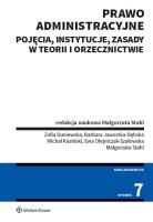 Prawo administracyjne. Pojęcia instytucje zasady... Autor: Małgorzata Stahl. SmakLiter.pl Okładka książki Prawo administracyjne. Pojęcia instytucje zasady..