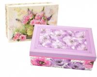 Opakowanie Pudełko ozdobne 21x18,5x9 cm mix ARGUS