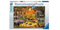 Opakowanie Puzzle 2000 Spotkanie dzikich zwierząt