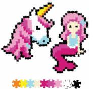 Puzzle 700 Pixelki Jixelz Bajkowi przyjaciele. Wydawca: Qelements. SmakLiter.pl Opakowanie Puzzle 700 Pixelki Jixelz Bajkowi przyjaciele