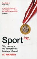 Sport Inc.. Autor: Warner Ed. SmakLiter.pl Okładka książki Sport Inc.