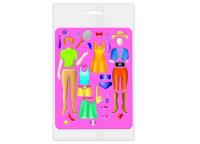 Opakowanie Szablony do obrysowania Moda