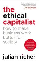 The Ethical Capitalist. Autor: Richer Julian. SmakLiter.pl Okładka książki The Ethical Capitalist