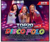 Top 20 Najlepsze Hity Disco Polo vol. 4 (2 CD). Wydawca: CD-CONTACT. SmakLiter.pl Opakowanie Top 20 Najlepsze Hity Disco Polo vol. 4 (2 CD)