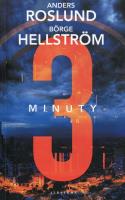 Trzy minuty. Autor: Borge Hellstrom; Anders Roslund. SmakLiter.pl Okładka książki Trzy minuty