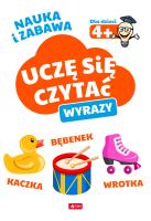 UCZĘ SIĘ CZYTAĆ WYRAZY. Autor: Opracowanie zbiorowe. SmakLiter.pl Okładka książki UCZĘ SIĘ CZYTAĆ WYRAZY