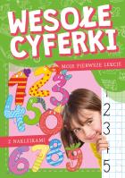 WESOŁE CYFERKI MOJE PIERWSZE LEKCJE. Autor: Porębski Stanisław, Robert Bartoszewski. SmakLiter.pl Okładka książki WESOŁE CYFERKI MOJE PIERWSZE LEKCJE