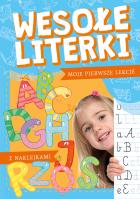 WESOŁE LITERKI MOJE PIERWSZE LEKCJE. Autor: Porębski Stanisław, Robert Bartoszewski. SmakLiter.pl Okładka książki WESOŁE LITERKI MOJE PIERWSZE LEKCJE