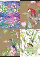 Opakowanie Zeszyt A5 w kratkę 60 kartek Ttropic 10 sztuk mix