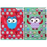 Opakowanie Zeszyt A5/32K kratka sowy (10szt)