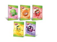 Opakowanie Zeszyt A5/32K linia podw.kol Fruity (10szt)