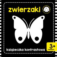 Okładka książki ZWIERZAKI KSIĄŻECZKA KONTRASTOWA