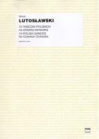 10 tańców polskich na orkiestrę kameralną PWM. Autor: Lutosławski Witold. SmakLiter.pl Okładka książki 10 tańców polskich na orkiestrę kameralną PWM