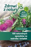 100 naturalnych sposobów na wątrobę i żołądek. Autor: Przybylak Zbigniew. SmakLiter.pl Okładka książki 100 naturalnych sposobów na wątrobę i żołądek