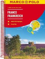 Atlas ZOOM System. Francja 1:300 000 MARCO POLO. Autor: praca zbiorowa. SmakLiter.pl Okładka książki Atlas ZOOM System. Francja 1:300 000 MARCO POLO