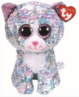 Opakowanie Beanie Boos - Cekinowy Niebieski Kotek 24cm