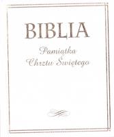 Okładka książki Biblia. Pamiątka Chrztu Świętego (złocona)