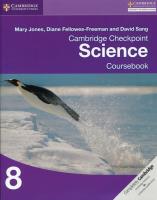 Cambridge Checkpoint Science Coursebook 8. Autor: Jones Mary, Fellowes-Freeman Diane. SmakLiter.pl Okładka książki Cambridge Checkpoint Science Coursebook 8