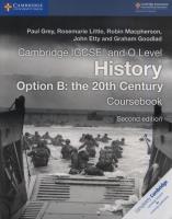 Okładka książki Cambridge IGCSE® and O Level History Courseboo