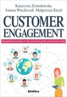 Customer engagement. Autor: Żyminkowska Katarzyna, Wiechoczek Joanna. SmakLiter.pl Okładka książki Customer engagement