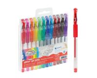 Długopis żelowy z brokatem 12 kolorów FIORELLO. Wydawca: Fiorello. SmakLiter.pl Opakowanie Długopis żelowy z brokatem 12 kolorów FIORELLO