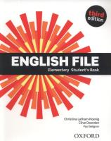 English File 3E Elementary SB OXFORD. Autor: Latham-Koenig Christina, Oxenden Clive. SmakLiter.pl Okładka książki English File 3E Elementary SB OXFORD
