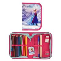 Frozen Piórnik z akcesoriami i kredkami 18 el.. Wydawca: ToiToys. SmakLiter.pl Opakowanie Frozen Piórnik z akcesoriami i kredkami 18 el.