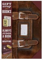Opakowanie Gift wrap Papier do książki Leather satchel