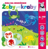 GRA NA MNOŻENIE ŻABY CZY KRABY KAPITAN NAUKA. Autor: Opracowanie zbiorowe. SmakLiter.pl Okładka książki GRA NA MNOŻENIE ŻABY CZY KRABY KAPITAN NAUKA