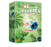 Gra - Na językach. Autor: THEO RIVIERE, CEDRIC BARBE. SmakLiter.pl Okładka książki Gra - Na językach