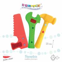 Hencz Toys Miękkie narzędzia 3szt. Wydawca: Artyzan. SmakLiter.pl Opakowanie Hencz Toys Miękkie narzędzia 3szt
