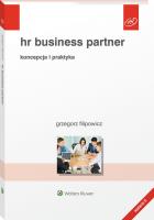 HR Business Partner. Autor: Filipowicz Grzegorz. SmakLiter.pl Okładka książki HR Business Partner