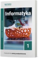 Informatyka LO 1 Podr. ZR w.2019. Autor: Wojciech Hermanowski, Sławomir Sidor. SmakLiter.pl Okładka książki Informatyka LO 1 Podr. ZR w.2019