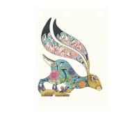 Karnet A090 B6 + koperta Turkusowy zając. Wydawca: DM Collection. SmakLiter.pl Opakowanie Karnet A090 B6 + koperta Turkusowy zając