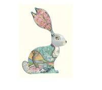 Karnet A111 B6 + koperta Szary królik. Wydawca: DM Collection. SmakLiter.pl Opakowanie Karnet A111 B6 + koperta Szary królik