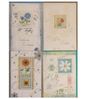 Opakowanie Karnet B6 złocony + koperta mix