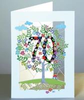 Opakowanie Karnet PM170 wycinany + koperta Urodziny 70