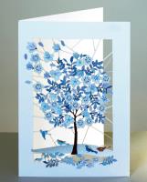 Opakowanie Karnet PM189 wycinany + koperta Drzewo