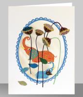 Opakowanie Karnet PM506 wycinany + koperta Słonie