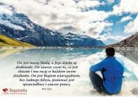 Kartka - On jest naszą Skałą, a Jego.... Wydawca: Bogulandia. SmakLiter.pl Opakowanie Kartka - On jest naszą Skałą, a Jego...