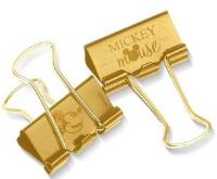 Opakowanie Klipsy do papieru - Myszka Miki złote (5szt.)