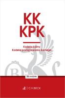 KODEKS KARNY KODEKS POSTĘPOWANIA KARNEGO EDYCJA PROKURATORSKA WYD. 38. Autor: Opracowanie zbiorowe. SmakLiter.pl Okładka książki KODEKS KARNY KODEKS POSTĘPOWANIA KARNEGO EDYCJA PROKURATORSKA WYD. 38